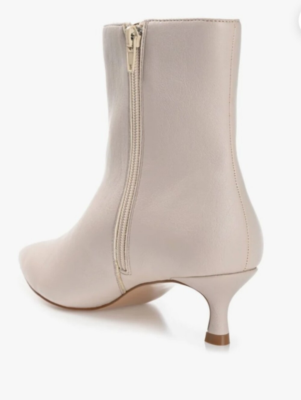 Journee Collection ARELY POINTED TOE BOOTIES IN VEGAN LEATHER 7.5